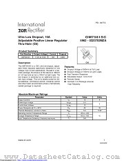 5962-0323702MZA datasheet pdf International Rectifier