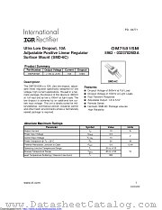 5962-0323702MXA datasheet pdf International Rectifier