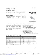 OM7671STM datasheet pdf International Rectifier