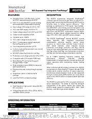 IR3578 datasheet pdf International Rectifier