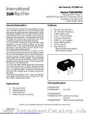 PVA3055NSPBF datasheet pdf International Rectifier