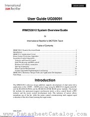 IRMCS3012 datasheet pdf International Rectifier