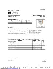 RDHA720SF06A1NK datasheet pdf International Rectifier
