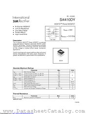 PB-SI4410DY datasheet pdf International Rectifier