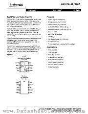 EL1516A datasheet pdf Intersil