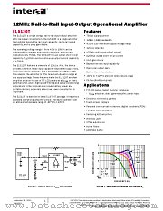 EL5120T datasheet pdf Intersil