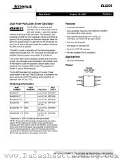 EL6208 datasheet pdf Intersil