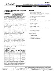 EL6245 datasheet pdf Intersil