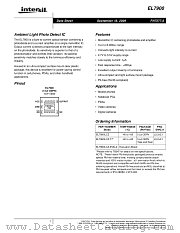 EL7900 datasheet pdf Intersil