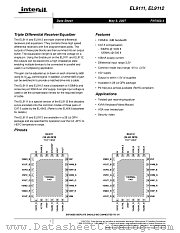 EL9111 datasheet pdf Intersil