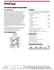 HA-4902/883 datasheet pdf Intersil