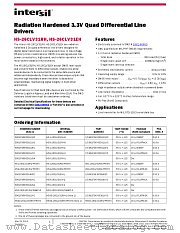 HS-26CLV31EH datasheet pdf Intersil