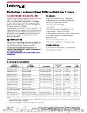 HS-26CT31EH datasheet pdf Intersil