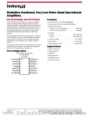 HS-OP470AEH datasheet pdf Intersil