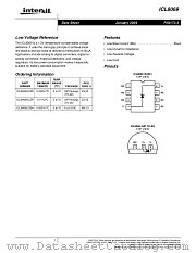ICL8069C datasheet pdf Intersil