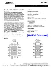 ISL1532A datasheet pdf Intersil