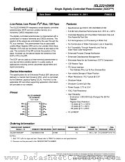 ISL22316WM datasheet pdf Intersil
