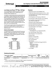 ISL22326WM datasheet pdf Intersil
