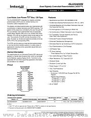 ISL22346WM datasheet pdf Intersil