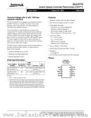 ISL23710 datasheet pdf Intersil