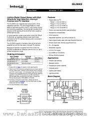ISL29003 datasheet pdf Intersil