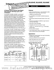 ISL3036E datasheet pdf Intersil