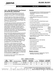 ISL3331 datasheet pdf Intersil