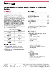 ISL43210A datasheet pdf Intersil