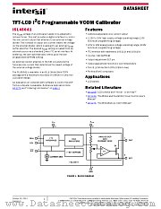 ISL45041 datasheet pdf Intersil