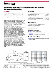 ISL55211 datasheet pdf Intersil