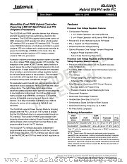 ISL6324A datasheet pdf Intersil