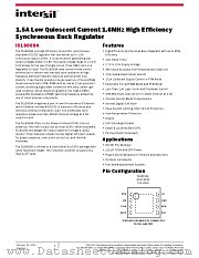 ISL8009A datasheet pdf Intersil