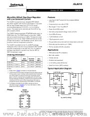 ISL8010 datasheet pdf Intersil