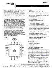 ISL8118 datasheet pdf Intersil