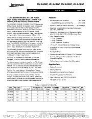 ISL8490E datasheet pdf Intersil