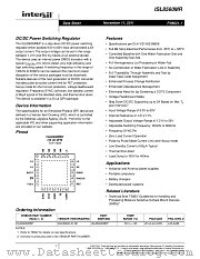 ISL8560MR datasheet pdf Intersil
