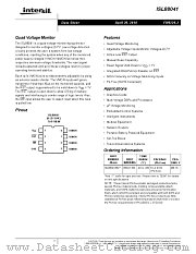 ISL88041 datasheet pdf Intersil