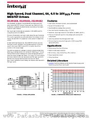 ISL89161 datasheet pdf Intersil