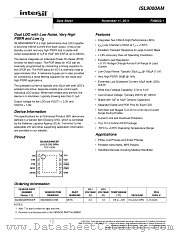 ISL9000AM datasheet pdf Intersil