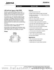 ISL9001A datasheet pdf Intersil