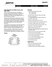 ISL9012 datasheet pdf Intersil