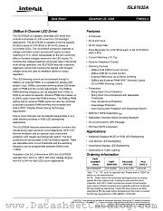 ISL97635A datasheet pdf Intersil