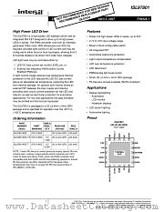 ISL97801 datasheet pdf Intersil