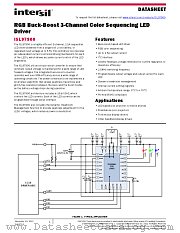 ISL97900 datasheet pdf Intersil