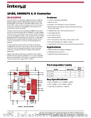 ISLA110P50 datasheet pdf Intersil