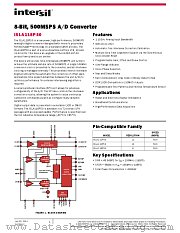 ISLA118P50 datasheet pdf Intersil