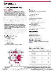 ISLA212P50 datasheet pdf Intersil