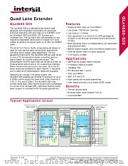 QLX4600-S30 datasheet pdf Intersil
