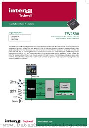 TW2866 datasheet pdf Intersil