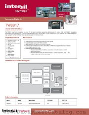 TW8817 datasheet pdf Intersil